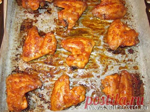 Куриные крылышки в духовке - пошаговый рецепт с фото | И вкусно и просто