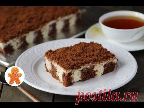 Пирог "Решето" Мягкий и Сливочный (как Тирамису) ✧ Poke Cake