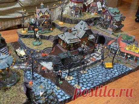 Диорамные интерьерные композиции на Хэллоуин - Planetalsad