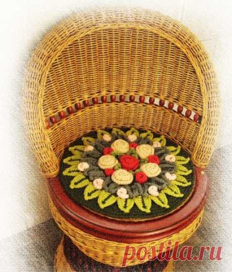 Сидушки вязанные крючком. Вязать сидушку | Лаборатория домашнего хозяйства