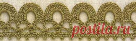 Вязаная кайма.