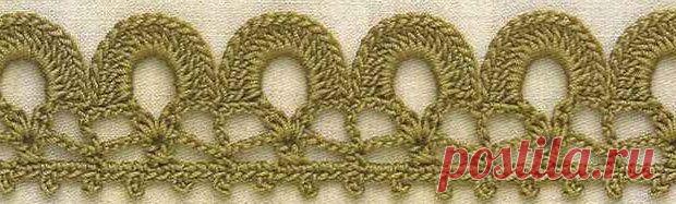 Вязаная кайма.