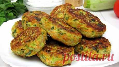 Котлеты из кабачков. Очень вкусно! ☆ Удачный рецепт Как приготовить овощные кабачковые котлеты