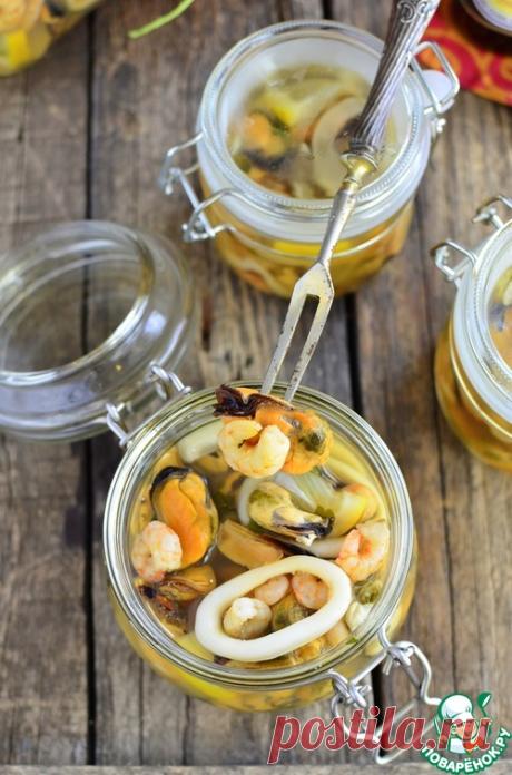 Морской коктейль маринованный - кулинарный рецепт
