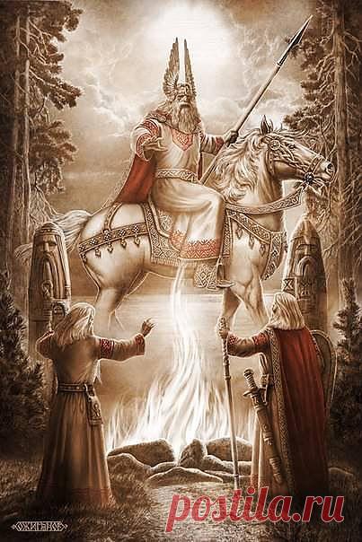 И .Ожиганов. Явление Сварога