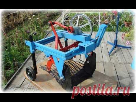 Картофелекопалка своими руками - YouTube