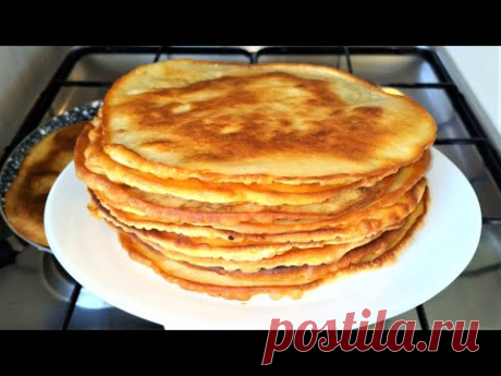 Я не Устаю их Готовить! Лепешки к чаю за 15 минут без Дрожжей!