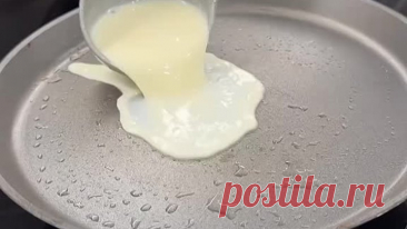 🥞 Готовим тонкие блинчики без муки