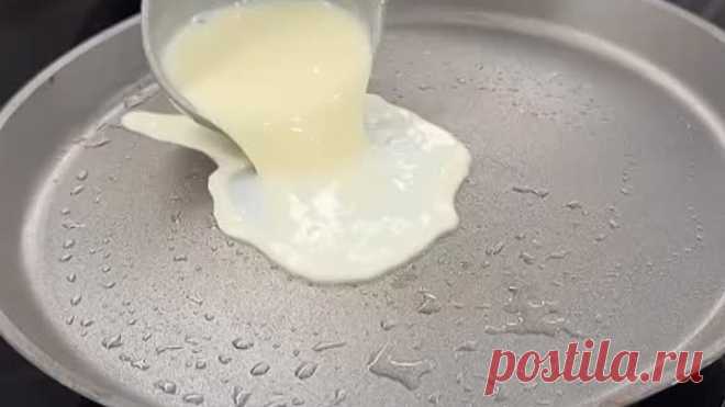 🥞 Готовим тонкие блинчики без муки