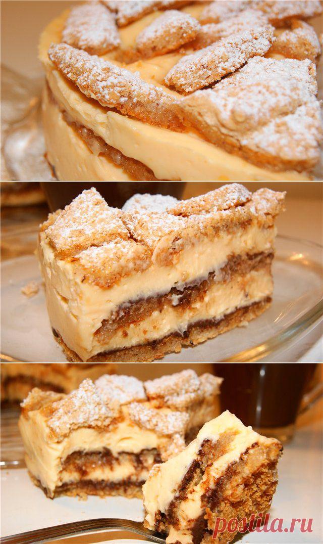 Орехово-лимонный торт без муки. Автор: natapit