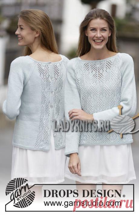 Ажурный джемпер Blue Spring («Голубая весна») от Дропс