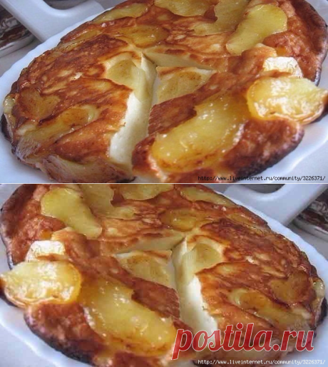 Яблочный пирог, который тает во рту