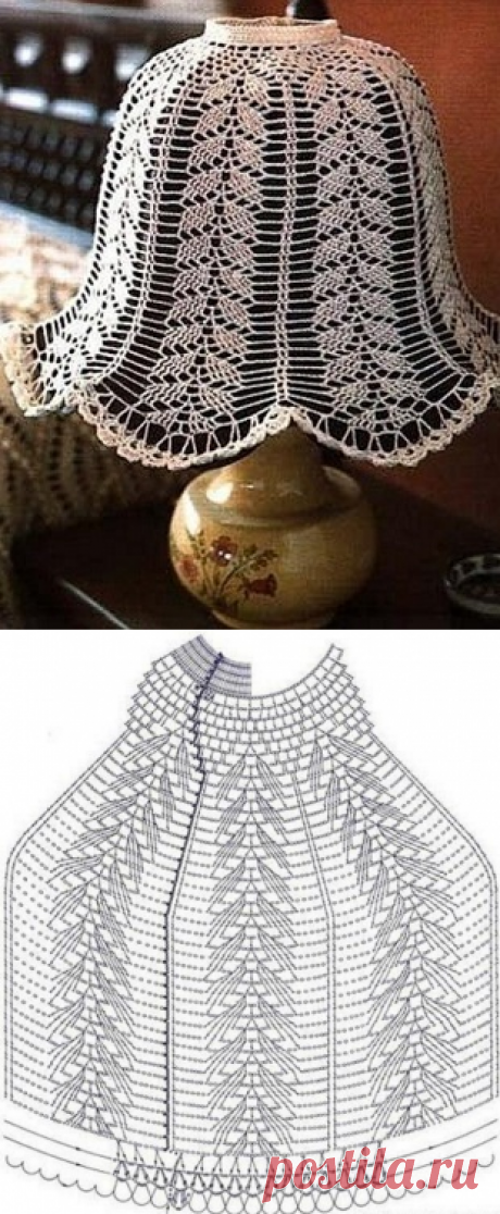 Абажур крючком