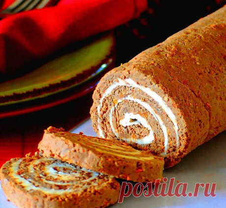 Печеночный рулет с сырной начинкой — Sloosh – кулинарные рецепты