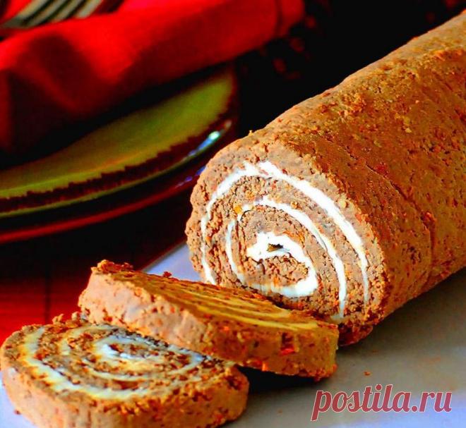 Печеночный рулет с сырной начинкой — Sloosh – кулинарные рецепты