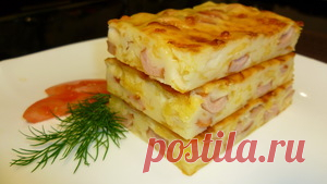 Пирог с сосисками и сыром (быстро и вкусно) рецепт с фото