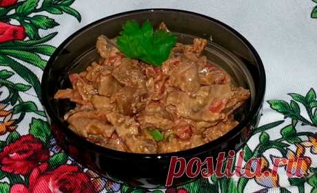 Куриные желудочки «По-селянски» — влюбилась в это блюдо сразу. Вкус изысканный, а цена копеечная!