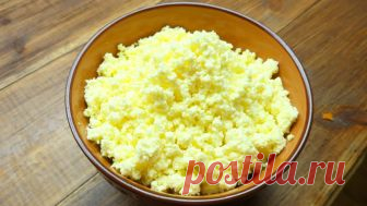 Творог за 15 минут Рецепт как приготовить вкусный домашний творог за 15 минут!   