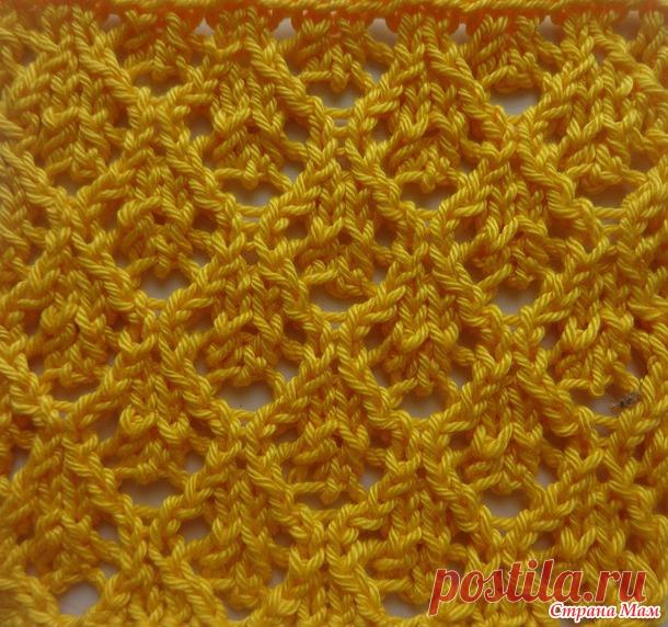 Узор спицами "Нарядный ажур". Видео мастер-класс