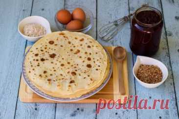 ПП блины из овсяной муки — Домашняя кулинария