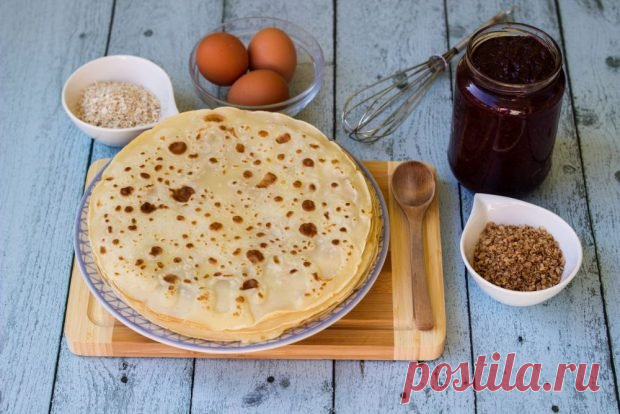 ПП блины из овсяной муки — Домашняя кулинария