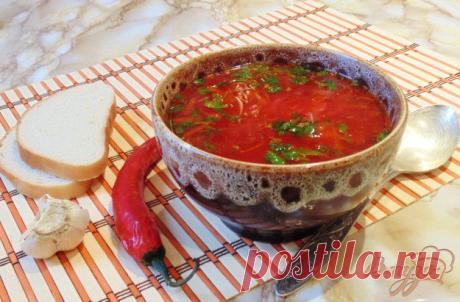 Борщ с квашеной капустой