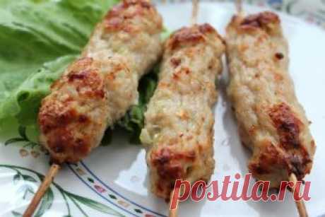Люля кебаб на шампурах из свинины в духовке рецепт с фото пошагово - 1000.menu