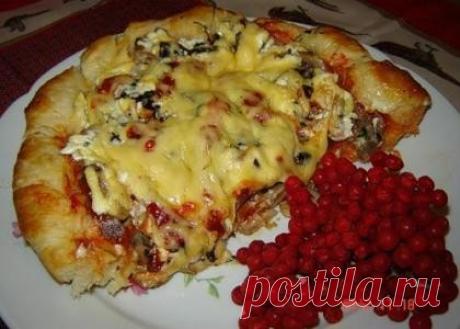 Пирог- пицца. Пирожки с тыквой и яблоками