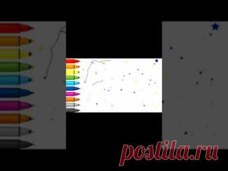 Как нарисовать слона - Рисование, раскраска #shorts