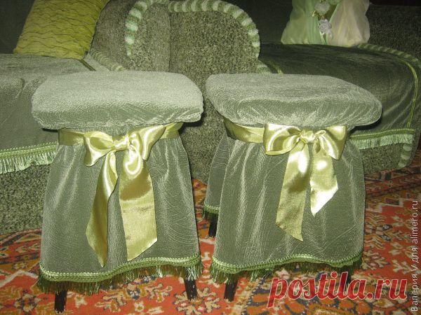 Чехлы на кухонные табуретки. Шьем сами | Самоделкино