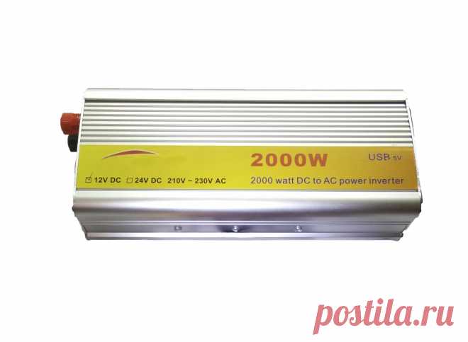 Преобразователь напряжения 12 220 V в авто до 5000 W (автоинвертор) В наличии