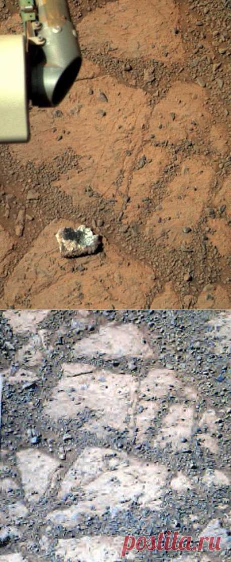 К марсоходу Opportunity &quot;приполз&quot; странный камень - 16 Января 2014 - Паранормальные новости- НЛО, чупакабра и другие