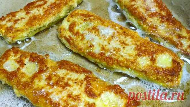 Кабачки жарю по новому - редкий и вкусный рецепт | Ленивый повар Пульс Mail.ru Блюдо получается с хрустящей корочкой и нежным, сливочным, прямо тающим вкусом внутри.