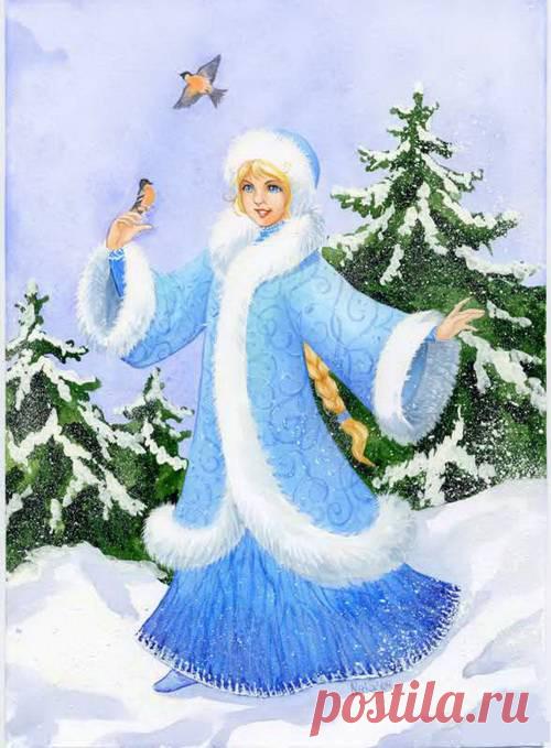 Снегурочка . 35 фото
Снегурочка —  новогодний персонаж. Она – уникальный атрибут 
образа Деда Мороза. Ни один его из младших или зарубежных собратьев не имеет такого милого сопровождения.