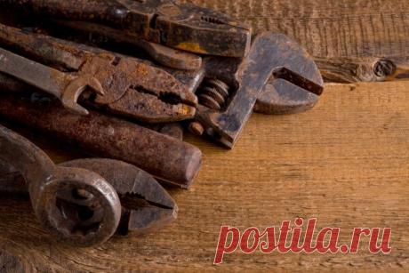 Ржавые инструменты будут как новые. Самый лёгкий способ чистки | ЗАПИСКИ СТАРОГО ПРОРАБА | Яндекс Дзен