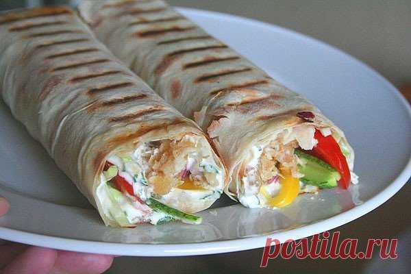 Топ - 5 очень вкусной домашней шаурмы