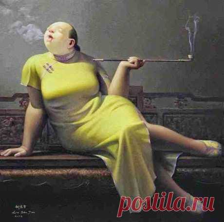 Современный китайский художник. Liu Baojun