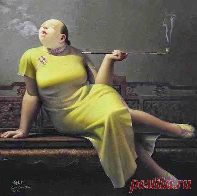 Современный китайский художник. Liu Baojun