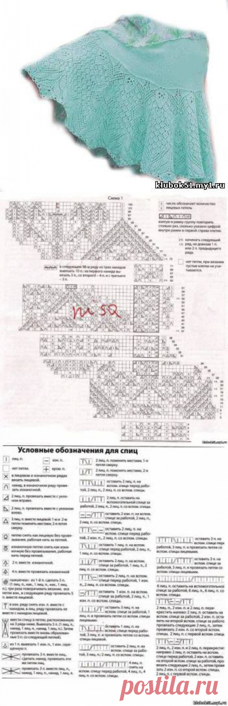 Юбочка спицами