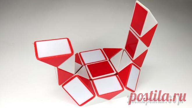 Лебедь из змейки Рубика. Лучший конструктор головоломка из детства СССР Лебедь из змейки Рубика. Лучший конструктор головоломка из детства СССР. В качестве развивающей игрушки, Змейка Рубика тренирует воображение, а также умение видеть образы и формы. Этот конструктор-гол...