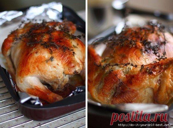 Курица начиненная соусом из шприца | Готовим быстро и вкусно