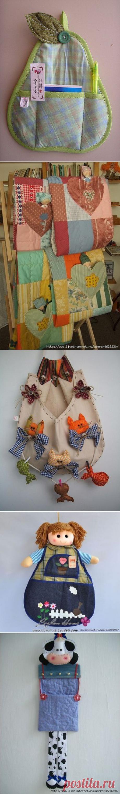 Кармашки для деток. Только идеи | Умелые ручки
