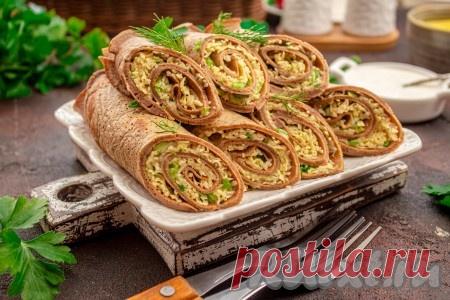 Печёночные рулетики с сыром и чесноком: 11 фото в рецепте