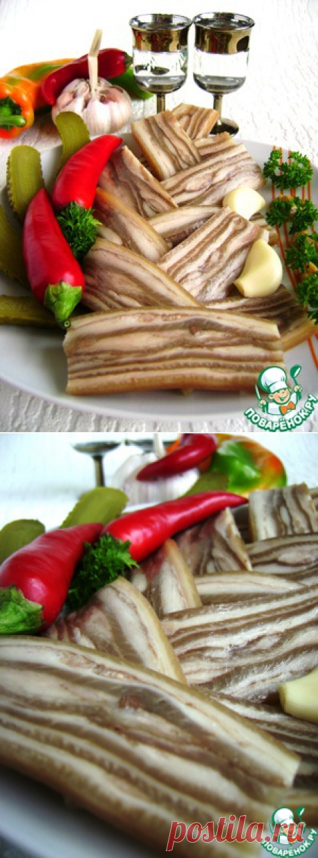 Деликатес из свиной шкурки «Забайкальский» - кулинарный рецепт