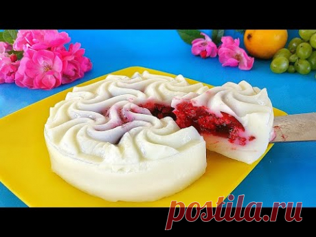 РАЙСКИЙ ТОРТ Без Выпечки и Без Духовки! Рецепт суфлейного торта. Так Просто и Так Вкусно