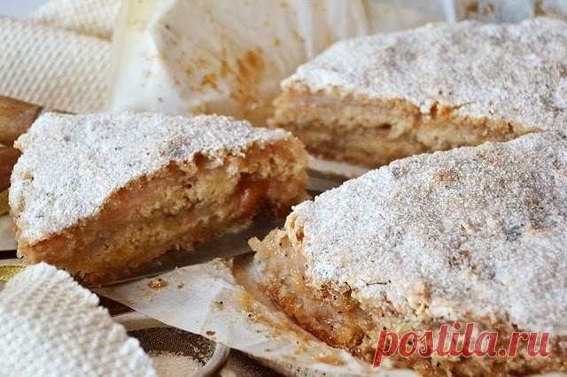 Настоящее открытие! Насыпной яблочный пирог — Вкусные рецепты
