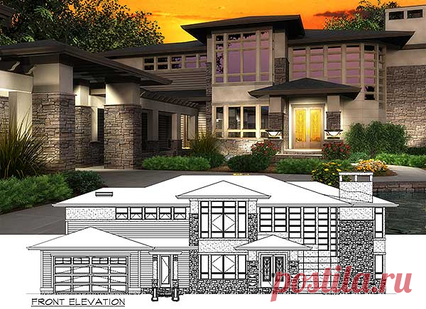 Above And Beyond - 23480JD | Contemporary, Modern, Northwest, Prairie, Luxury, Photo Gallery, Premium Collection, 2nd Floor Master Suite, Bonus Room, Butler Walk-in Pantry, CAD Available, Den-Office-Library-Study, PDF | Architectural Designs