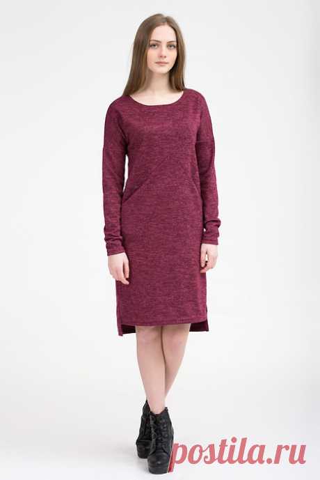 Вишневое платье MELISSA с карманами цвета Garne 3031236, купить по цене 449 грн. в Киеве, Днепре, Одессе, Львове - интернет магазин Garne