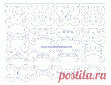 Footstool with scroll saw legs plan