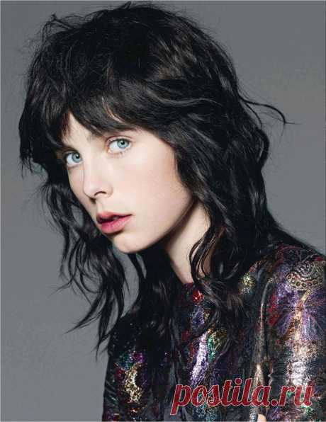 Эди Кэмпбелл (Edie Campbell) в фотосессии Лиз Коллинз (Liz Collins) для журнала ELLE France (сентябрь 2014)